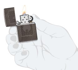 Зажигалка Zippo Armor Black Ice (48569) 5