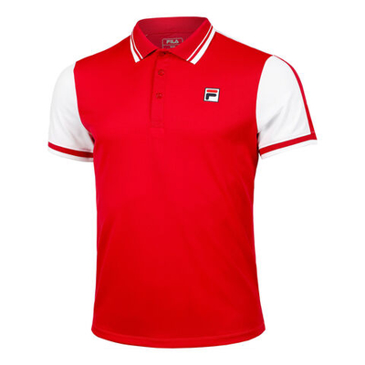 Мужское теннисное поло Fila Allan Polo Men - Red, White