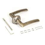 Ручка дверная Аллюр, СТАРК MAB (1430), 00010914, матовая бронза