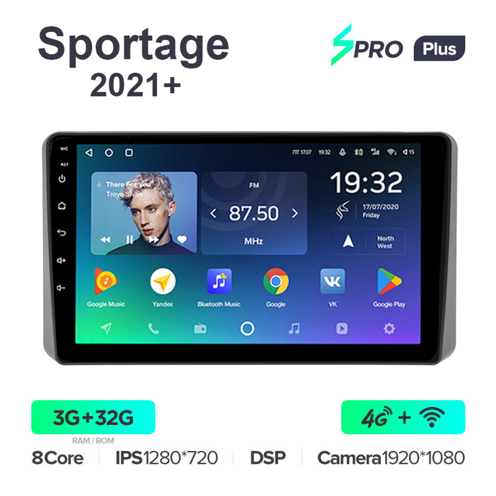 Teyes SPRO Plus 10,2"для Kia Sportage 2021+