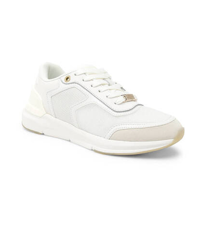 кожаные кроссовки flexi runner lace up Calvin Klein - белый(HW0HW01370)