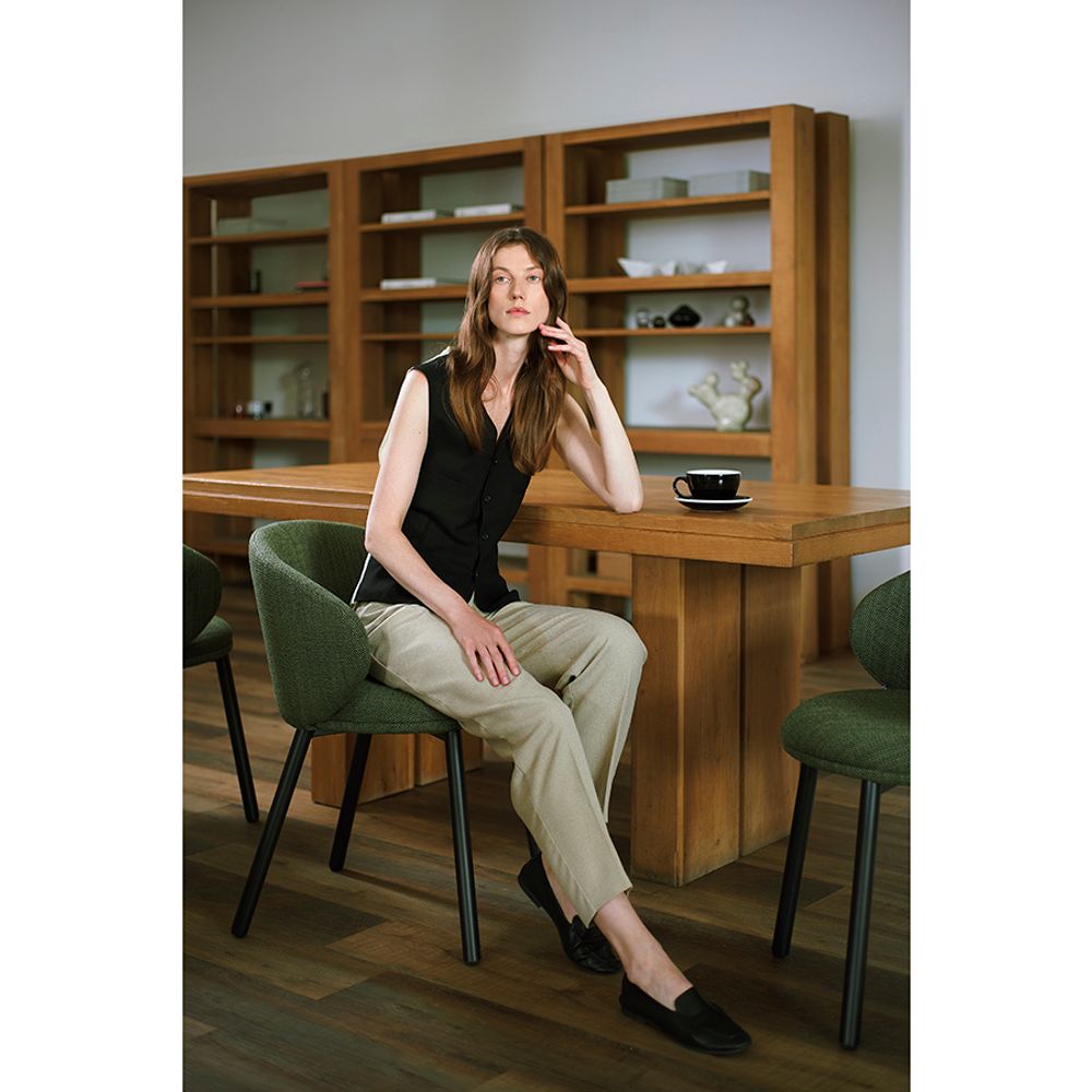 Стул Comfy, рогожка, шпинат