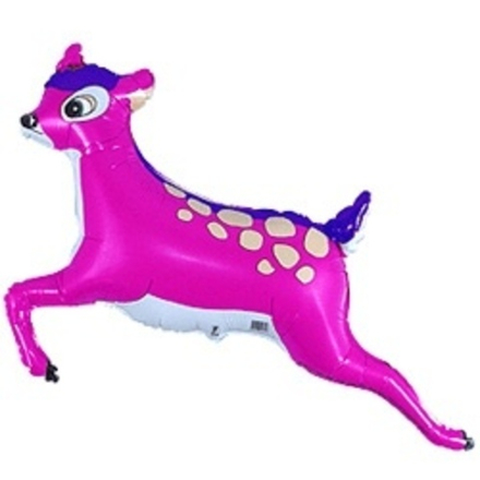Шар (36"/91 см) Фигура, Газель, Фуше 1 шт.