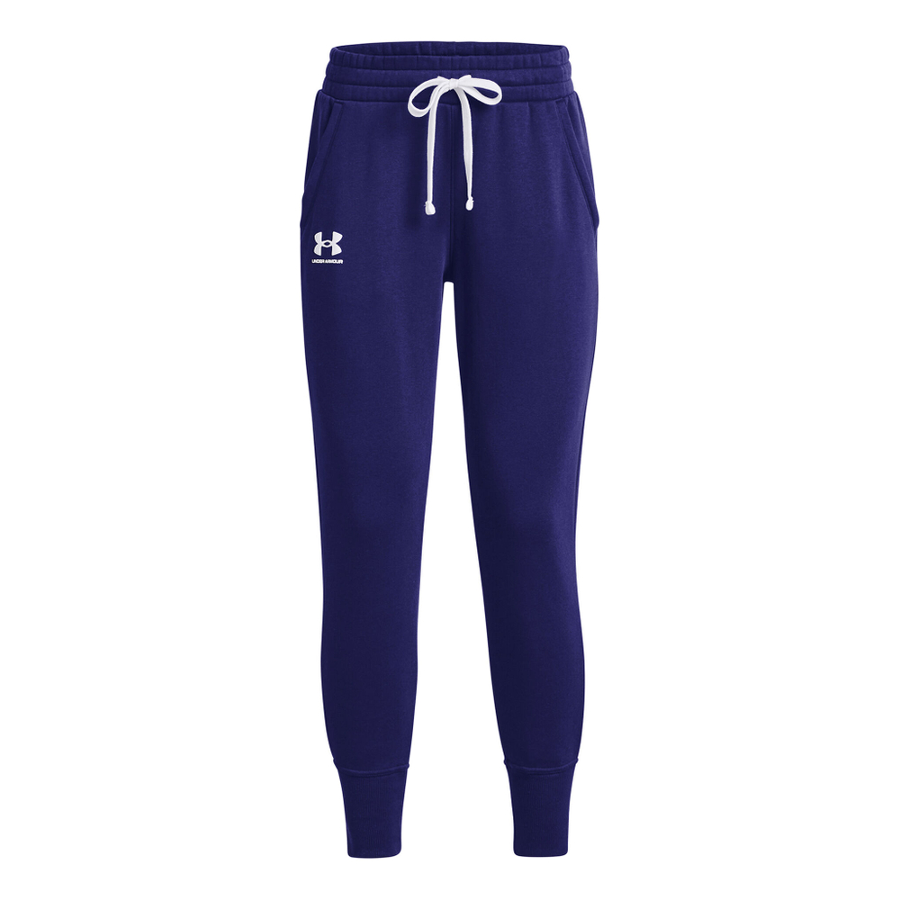Женские теннисные брюки Under Armour Rival Training Pants Women - Dark Blue, White
