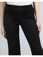 Брюки клеш от колена трикотажные