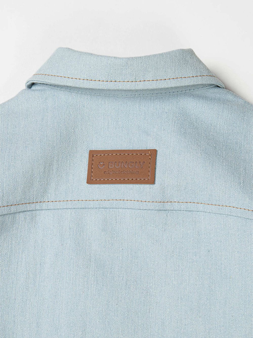 Рубашка джинсовая "Серо-голубой"