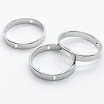 Коннектор-рамка, цвет серебро, размер 17*2,8 мм, цена за 1 шт