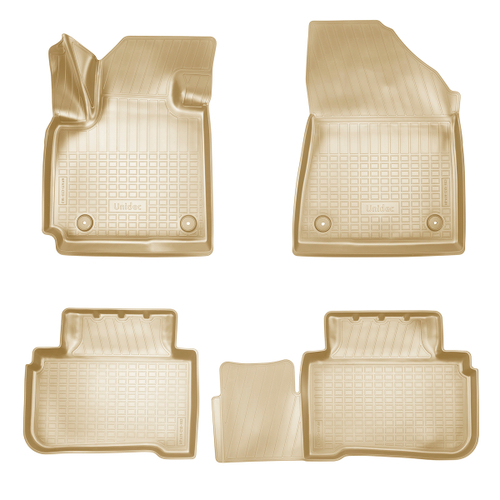 Ковры в салон Norplast/Unidec для Changan CS55 Plus (2021-), Бежевый, арт.NPA11-C13-162-B