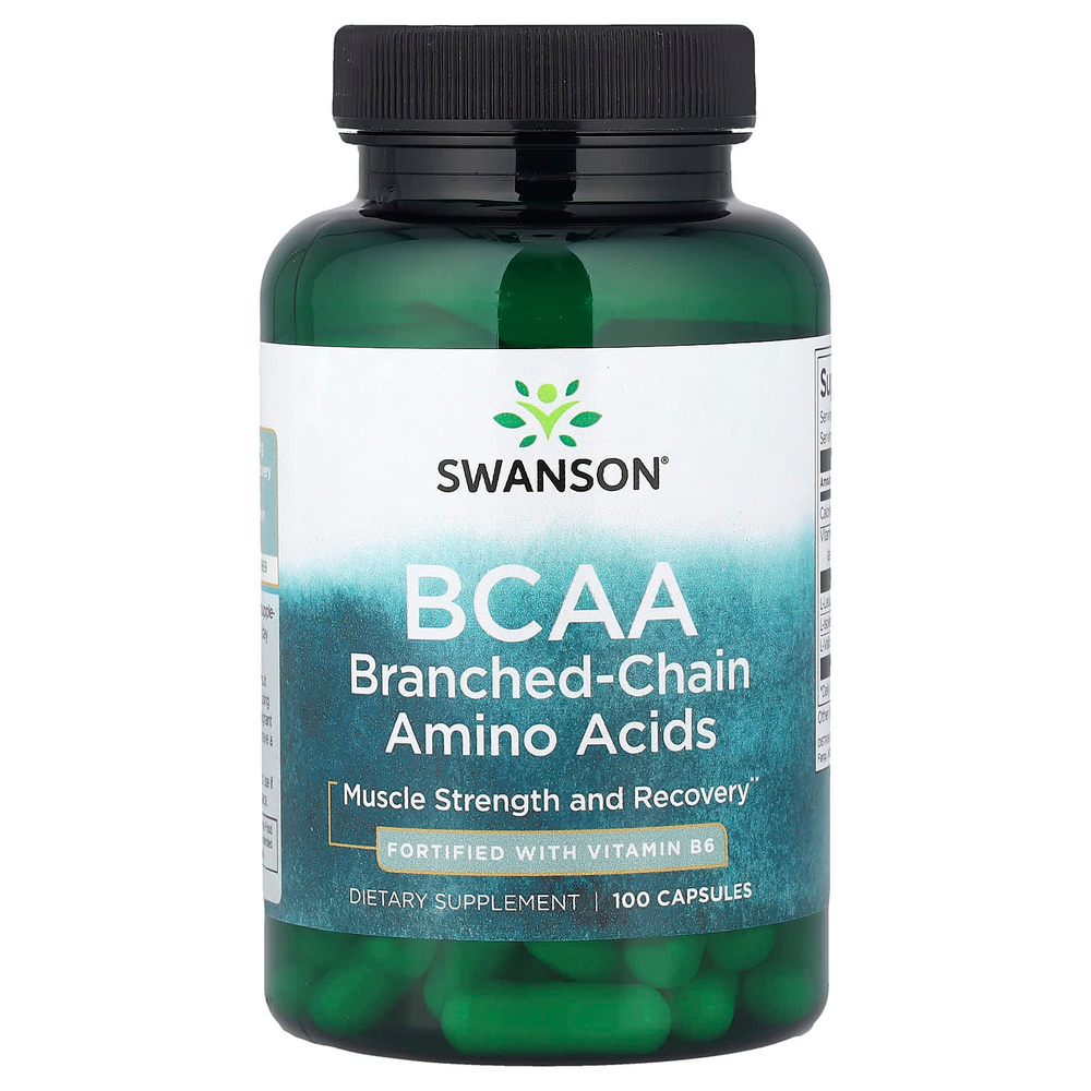 Swanson, BCAA`` 100 капсул