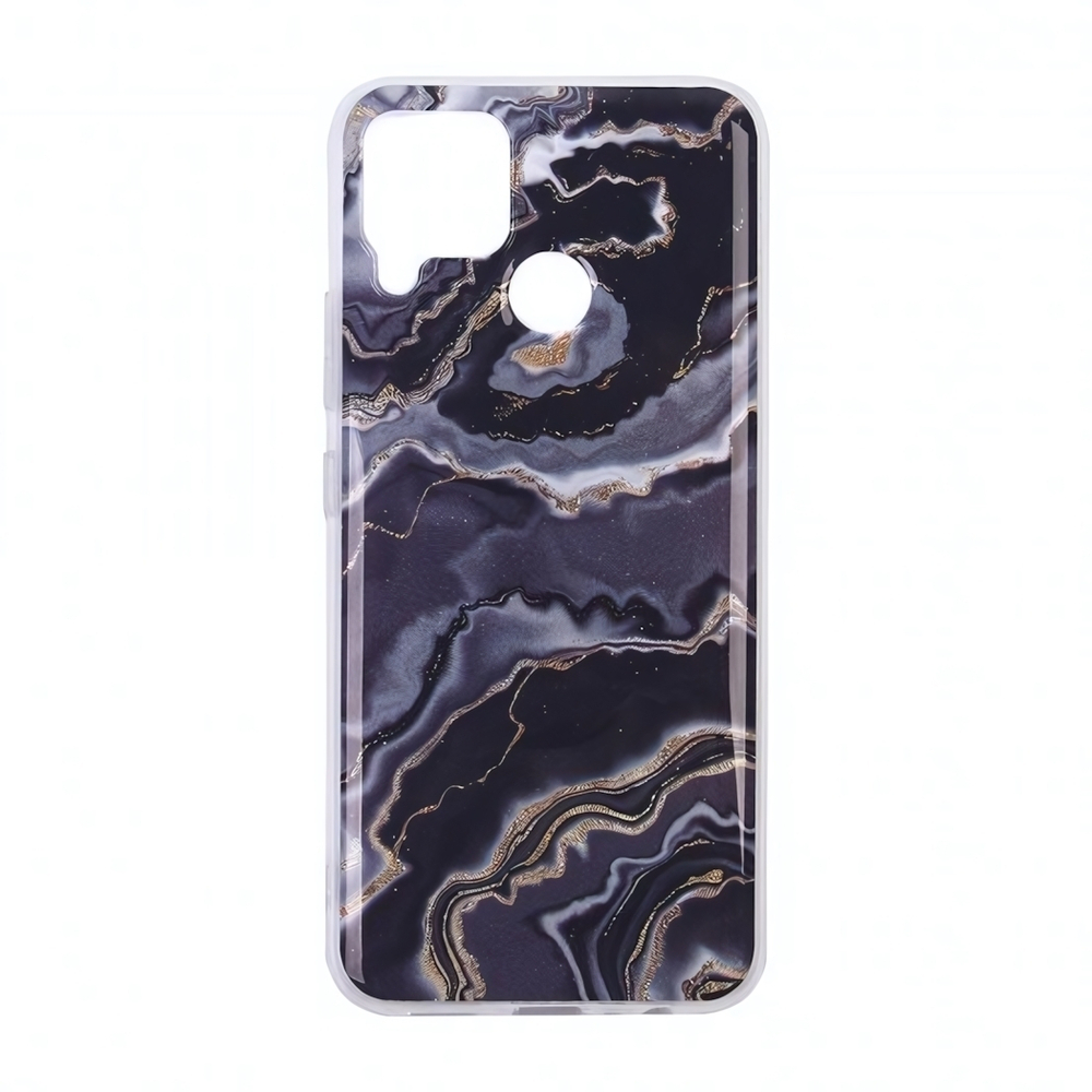 Чехол для Realme C15 Мрамор, ТПУ, 012727