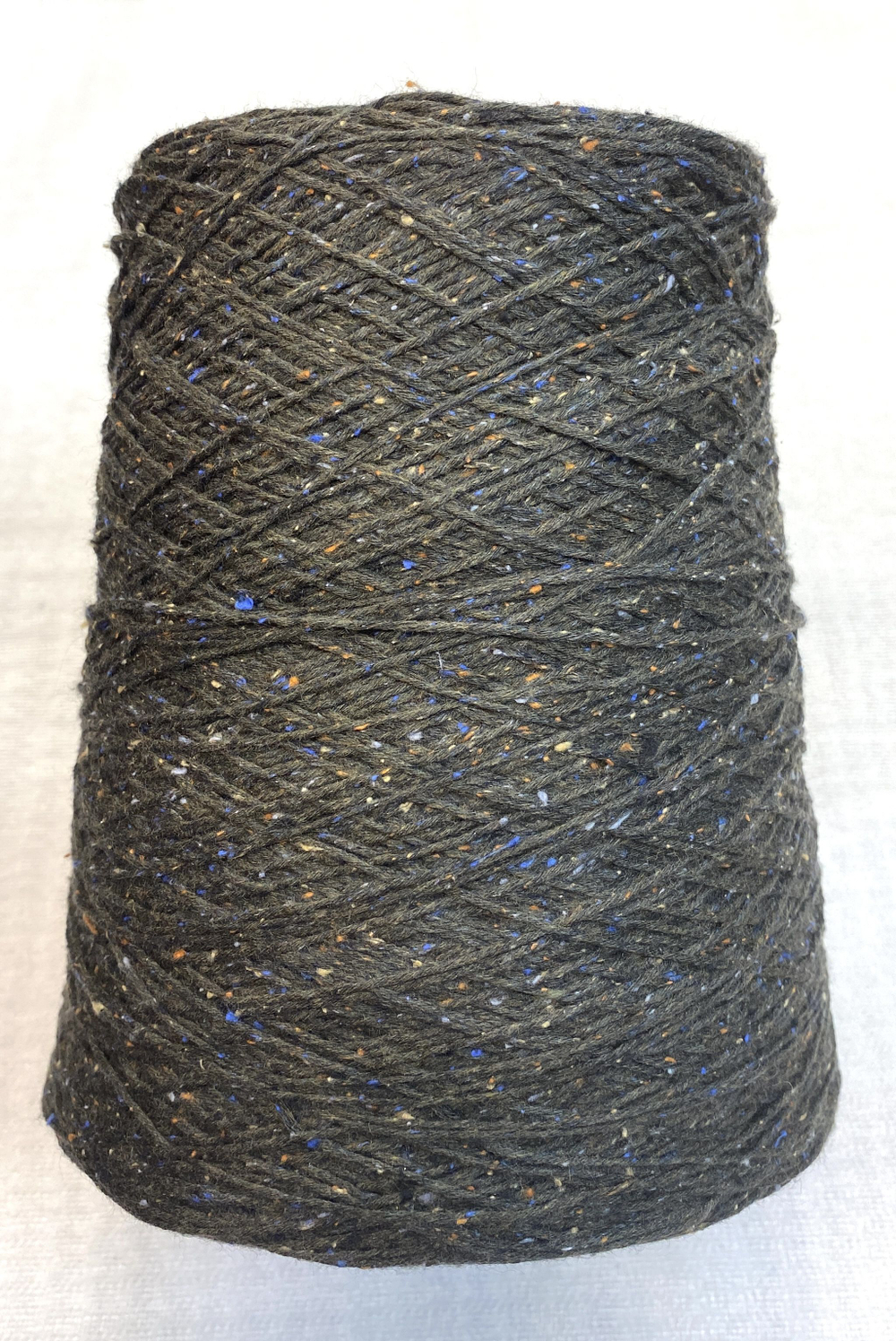 Пряжа на бобине (Италия) Твид 90% хлопок 10% шелк 100г-320м 520г