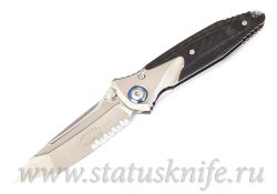 Нож Microtech Socom Bravo 261-8CFTI Partially Serrated Tanto Blue Collarфотография - 1