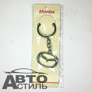 Брелок для ключей МЕТАЛЛ МАЗДА\MAZDA эмблема авто