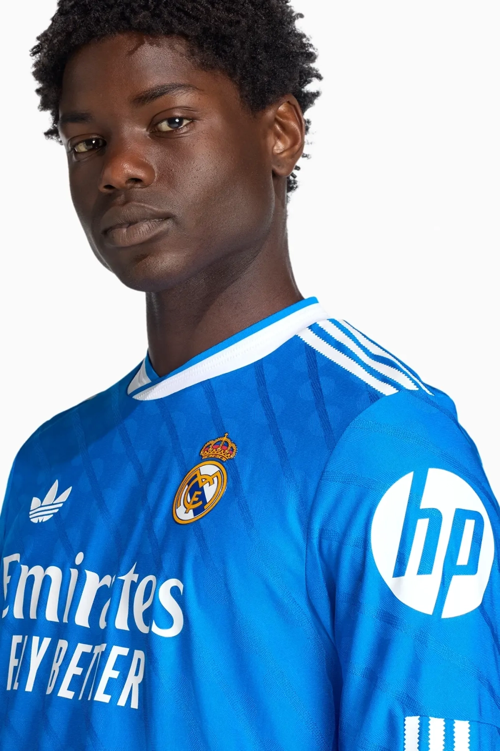Футболка с длинными рукавами adidas Real Madrid 25/26 3rd Authentic - синий