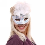 Маска карнавальная «Вальс», микс (синий, черный)