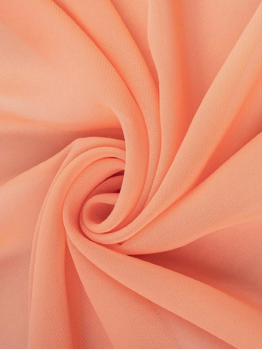 Мультишифон персик темный С45