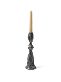 Подсвечник Ferm Living Gale Candle Holder, Medium, Blackened Aluminium