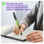 Ежедневник недатированный, А5, 136л., кожзам, Berlingo "Western", с резинкой, черный