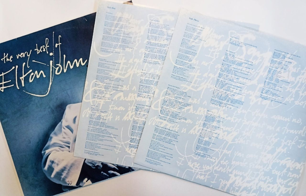 Винтажная виниловая пластинка Elton John The Very Best Of Elton John 2LP (Europe 1990)