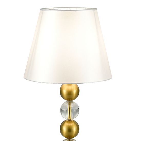 SL2003.304.01 Прикроватная лампа ST-Luce латунь/белый E27 1*40W AURORA