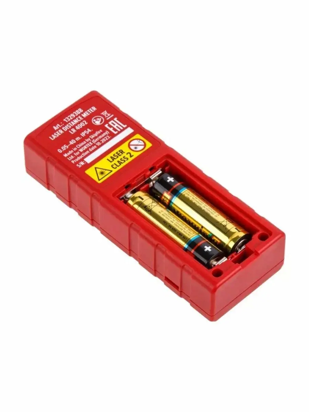 Дальномер лазерный WORTEX LR 4002, в коробке, 0,05-40 +/- 2 мм