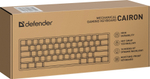 Клавиатура Defender Cairon GK-081 черный