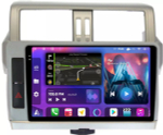 Магнитола для Toyota Land Cruiser Prado 150 2014-2017 - FarCar BM347/531M монитор 10.36" QLED на Android 14, TS10, 4+32Гб, CarPlay, 4G SIM-слот