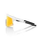 Спортивные очки с диоптриями 100% Speedcraft / Soft Tact Off White / HiPER Red Multilayer Mirror Lens