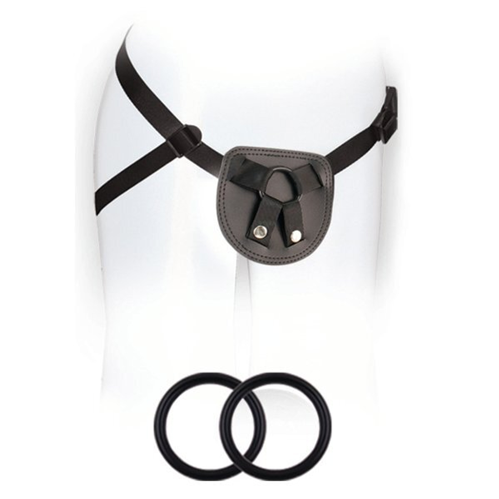 Пояс для крепления насадки-фаллоимитатора Beginners Harness (Цвет: черный)