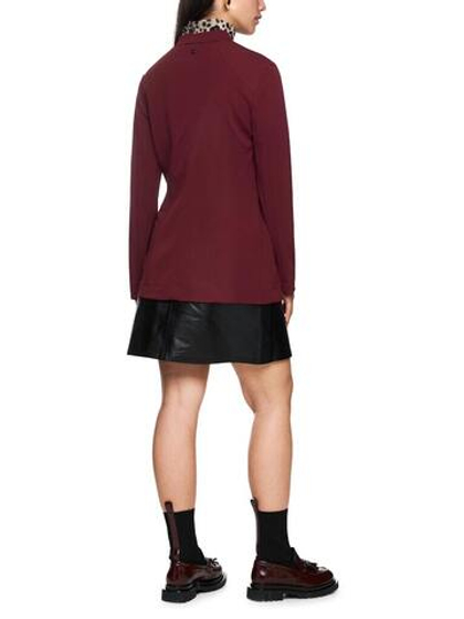 Marc Cain Жакет из костюмной вискозы без лацканов