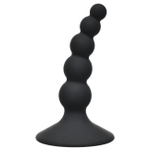 Изогнутый анальный стимулятор на присоске Curved Anal Plug (8,5 см , черный) (Цвет: черный)