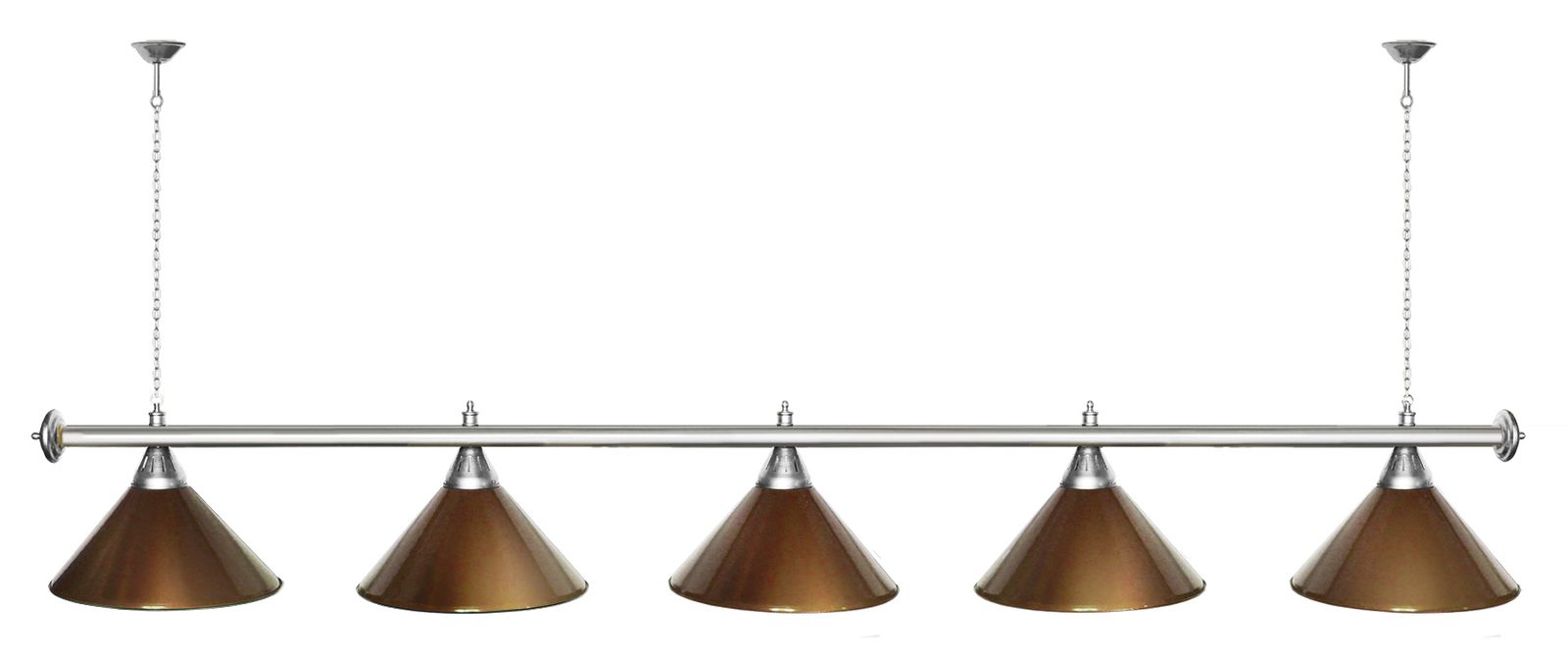 Лампа STARTBILLIARDS 5 пл. (плафоны зеленые,штанга золотая,фурнитура золото) фото №13