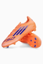 Бутсы adidas F50 League FG/MG Junior - оранжевый