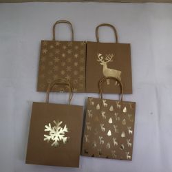 GAEM Пакет подарочный (бумага 210г/м2, блок 12шт), L24 W12 H31 см, 4в.