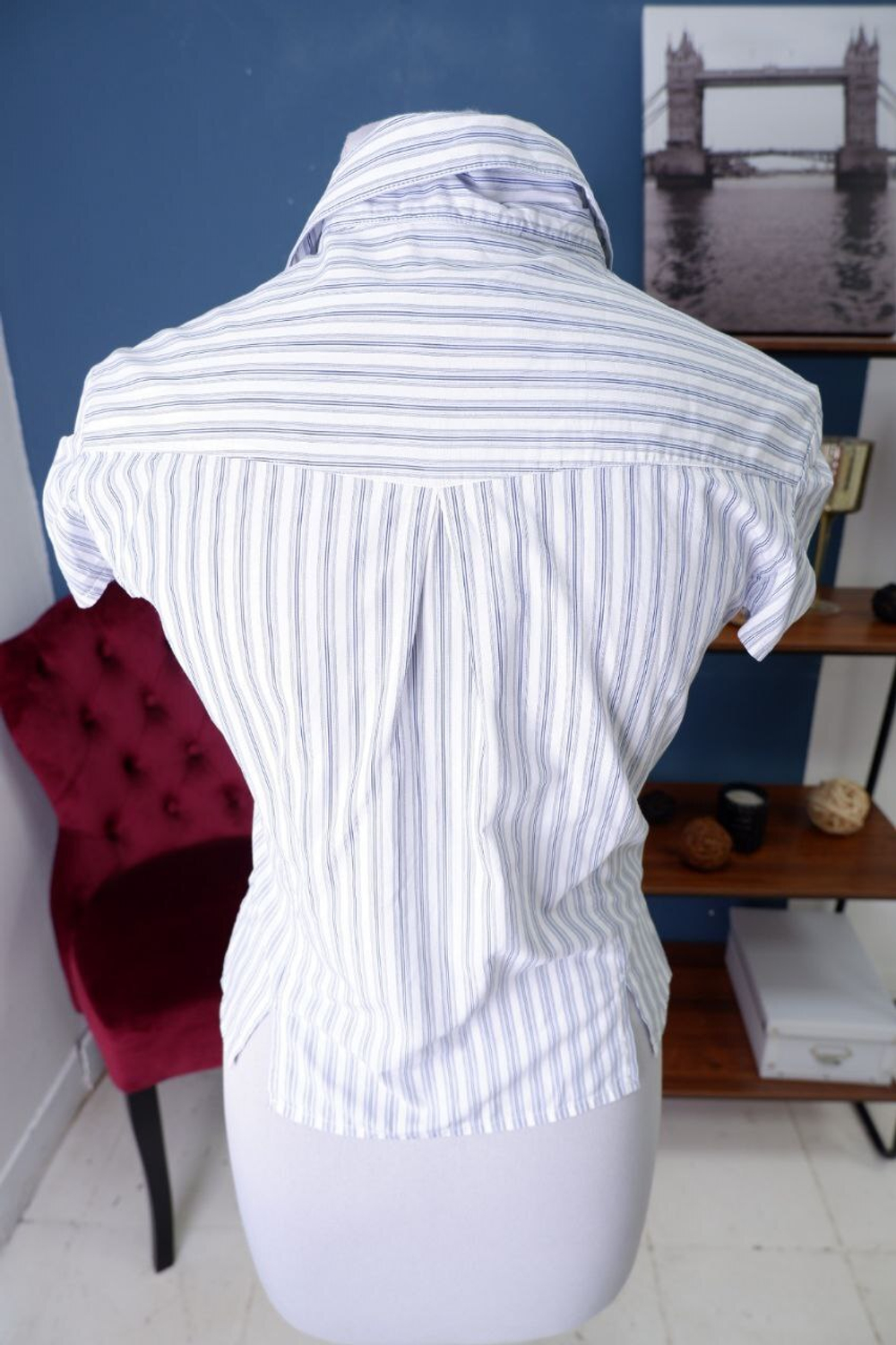 Блузка летняя в полоску 44-46 размер