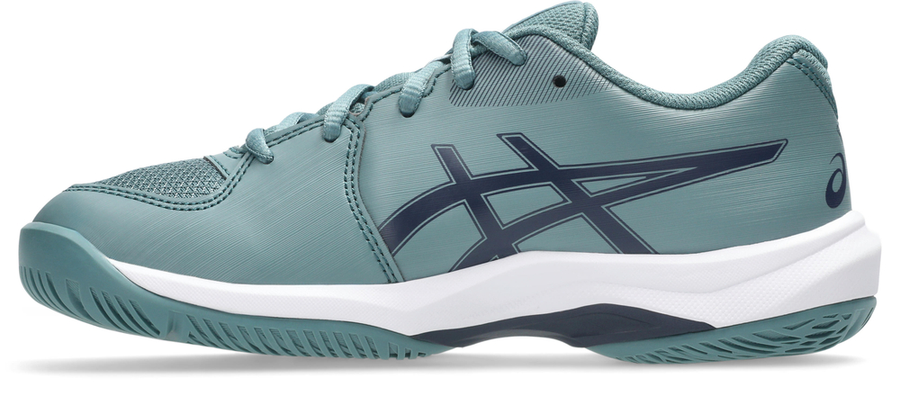 Детские теннисные кроссовки Asics Gel-Game GS - foggy teal/white