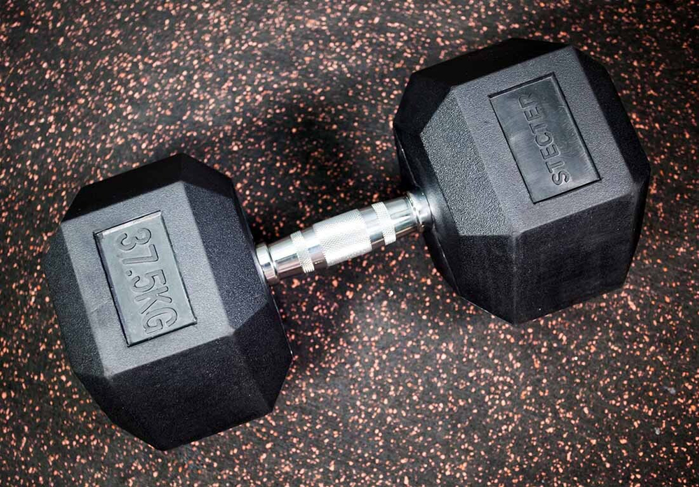 Гантель шестигранная (гексагональная) 37,5 кг