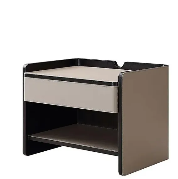 Прикроватная тумбочка Yokima L с полкой и ящиком