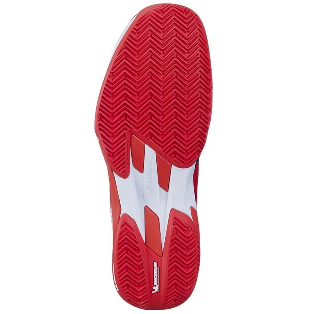 Мужские теннисные кроссовки Babolat Jet Mach 4 Clay - cherry tomato/white