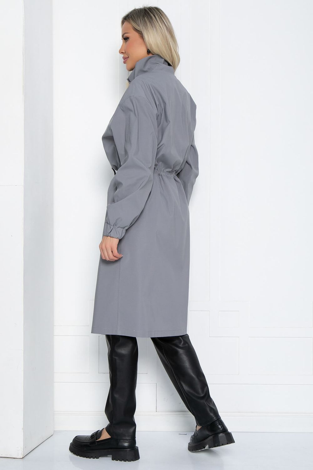 Плащ Весна близко (серый) Б12486-7 LT Collection
