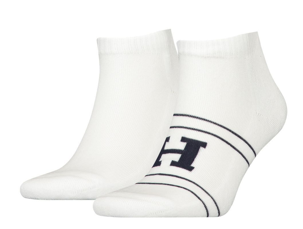 Теннисные носки Tommy Hilfiger Sneaker Sport Patch 2P - White