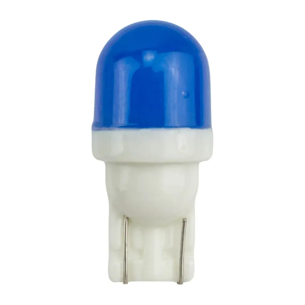 Лампочка светодиодная T10-1W Ceramic 12v синяя KING T10-1W Ceramic B