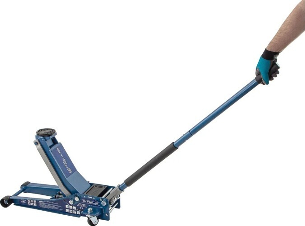 Домкрат подкатной STELS LOW PROFILE QUICK LIFT быстрый подъем (3,0 т - 75/515 мм) 51136 51136