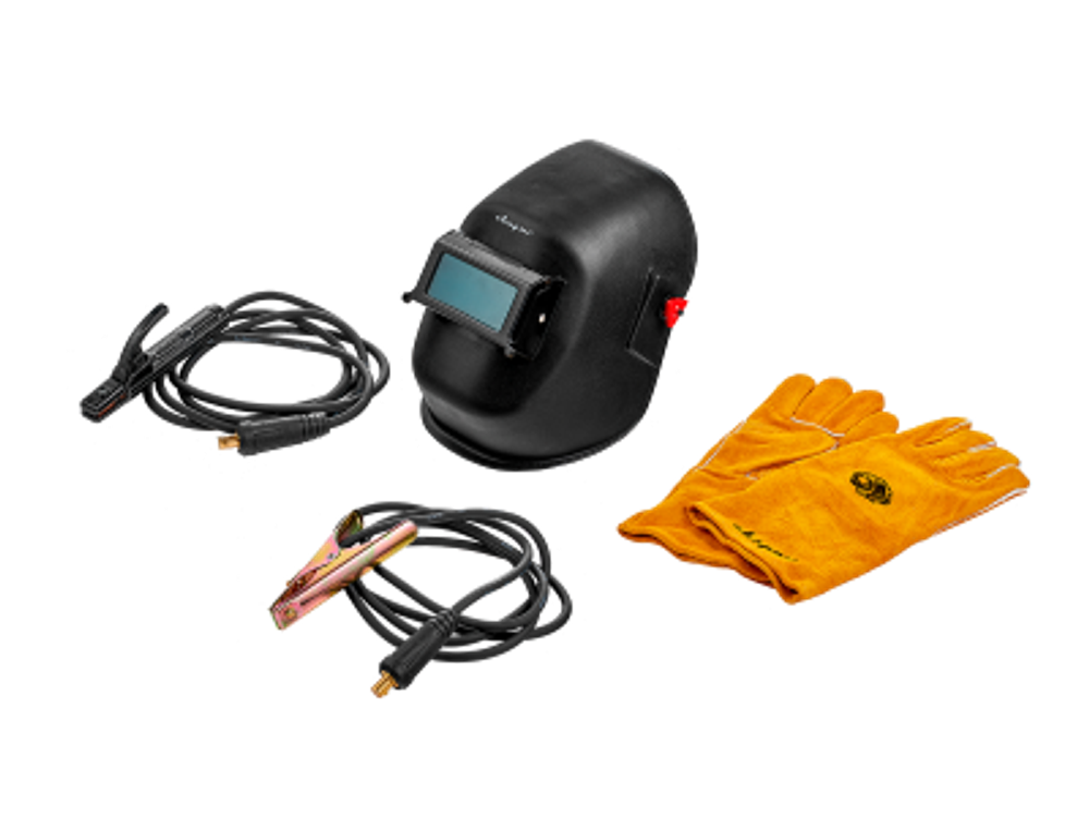 Инвертор сварочный ARC 200 "REAL" (Z238N) Black (маска+краги)