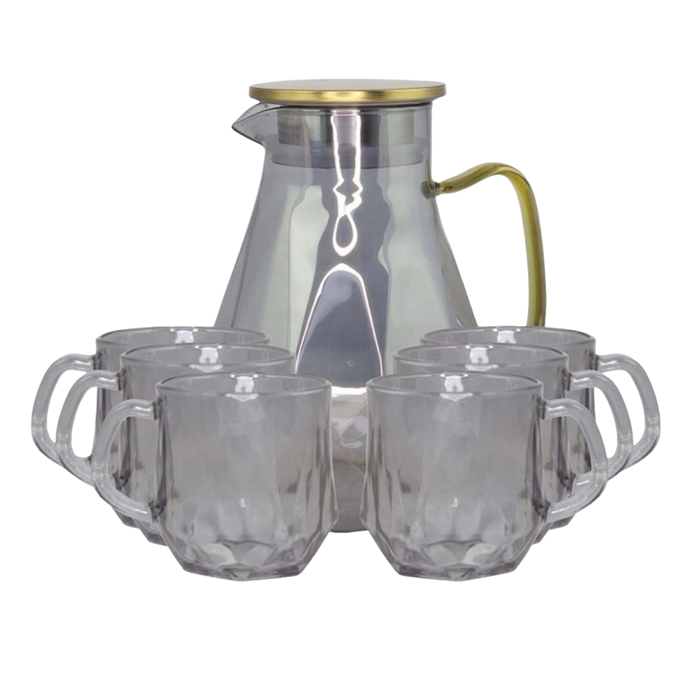 589-013 Набор кувшин и 6 кружек проз.