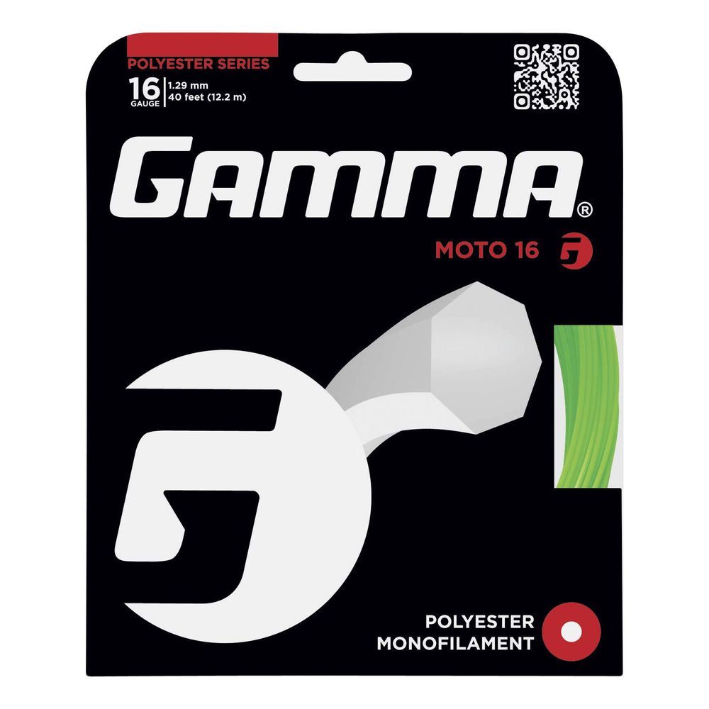 Струны теннисные Gamma Moto String Set 12,2m - Lime