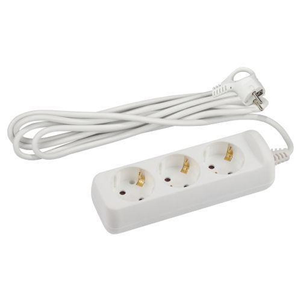 Удлинитель 3х5м с заземл. ПВС 3х1.5 16А U-3e-5m-3x1.5 Эра Б0044033