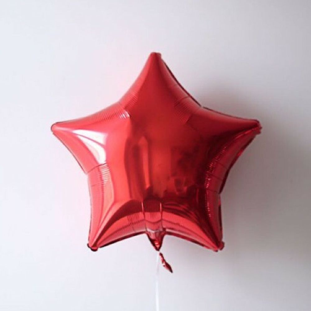 F Шар звезда (18'' / 46 см) Красный (БГ-15) 