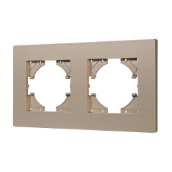 Рамка пластиковая FRM-PERIO-PL-2-GD (Arlight, -) 049753