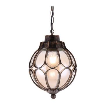 Уличный подвесной светильник O024PL-01G античное золото Via Maytoni